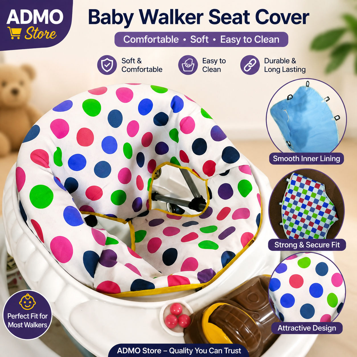 Baby walker seat