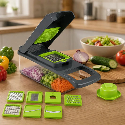 14-in-1 Vegetable Chopper – Multifunctional Food Slicer & Dicer