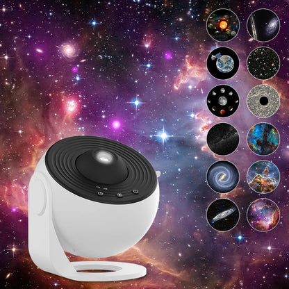 Galaxy Starry Sky Projector – 360° Rotating Night Light