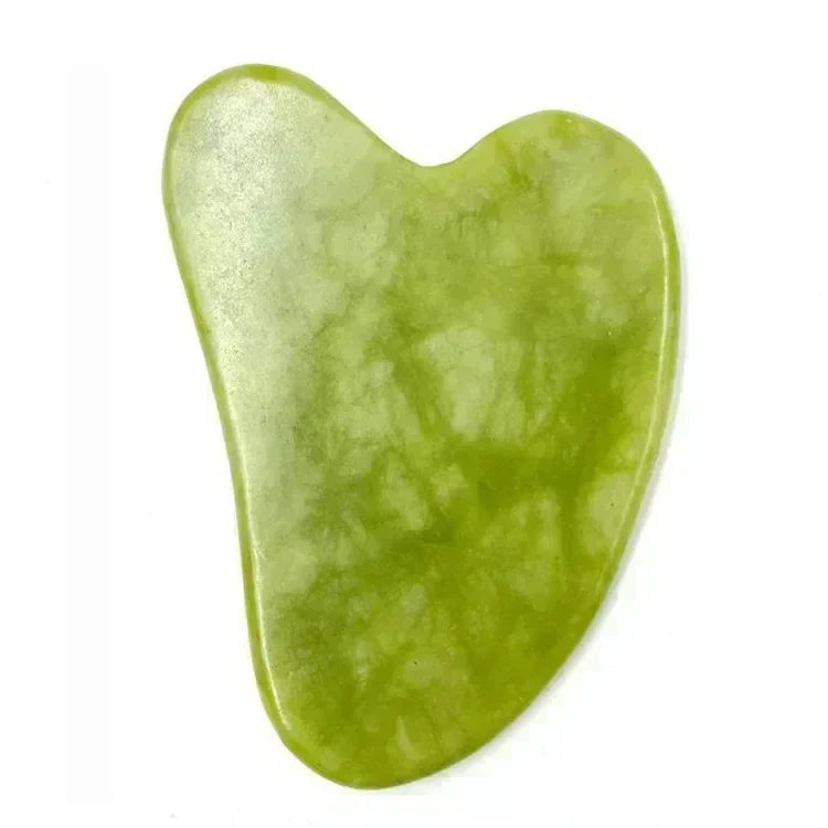 Natural Jade Roller & Gua Sha Facial Massage Set