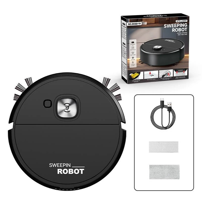 Mini 3-in-1 Robot Vacuum Cleaner – Smart Sweeping & Mopping