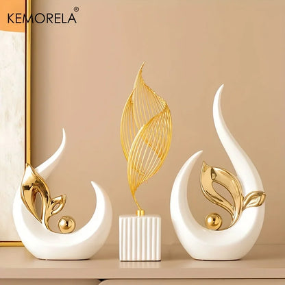 Nordic Ceramic Statue – Luxury Decorative Sculpture & Figurine