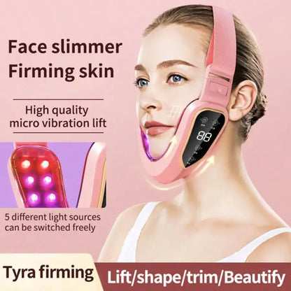 5-Mode Face Massager – 12-Intensity Vibration & Heating Device