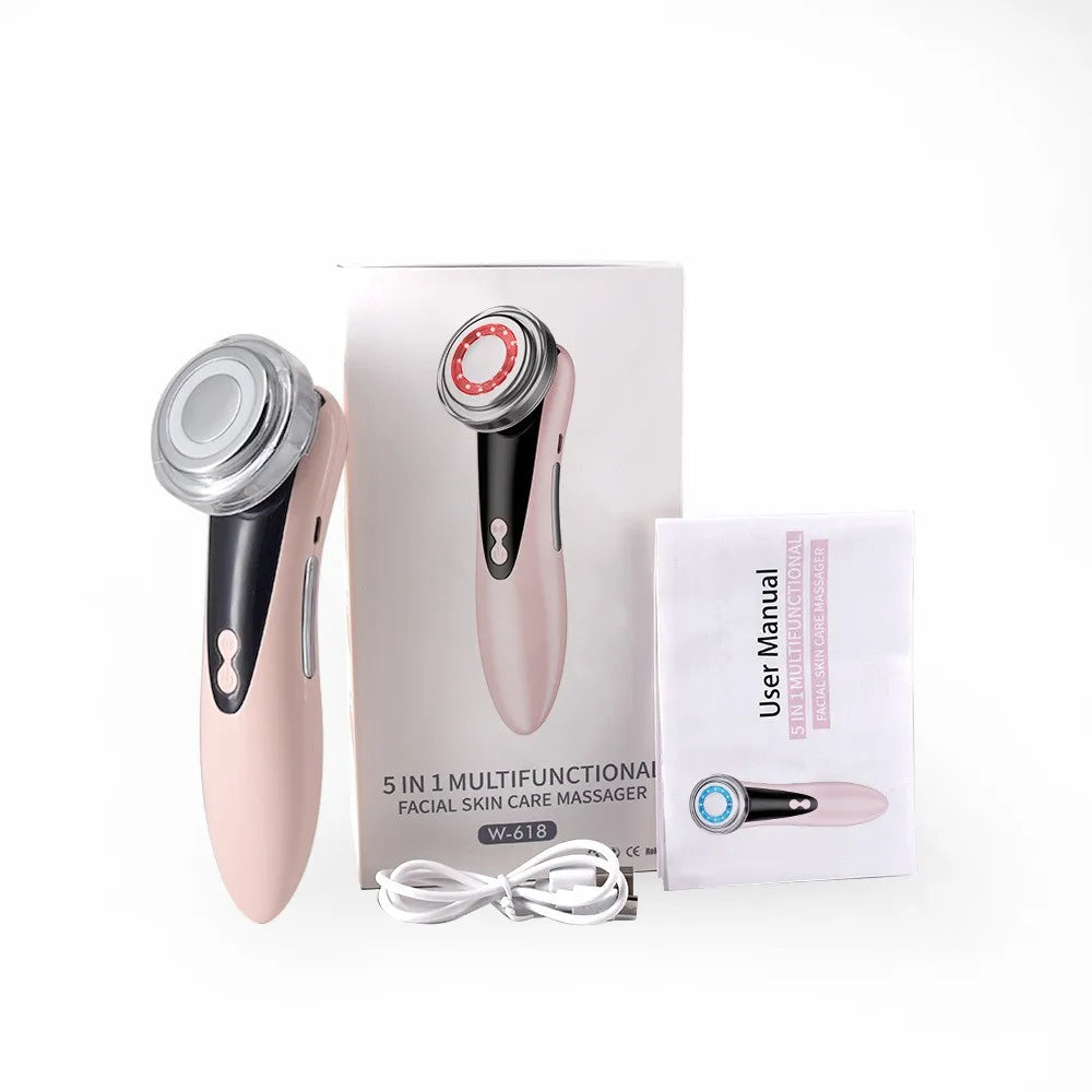 EMS Microcurrent Facial Beauty Device – Portable Skin Care Massager