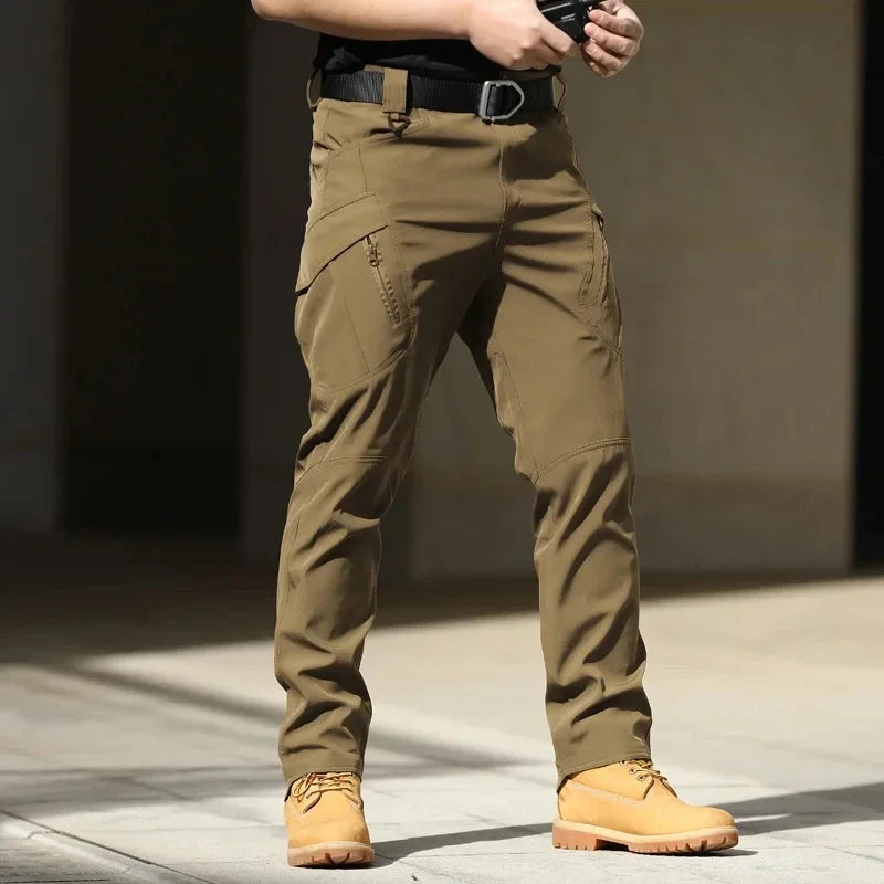 Men’s Tactical Cargo Pants – Stretchy Softshell Outdoor Trousers