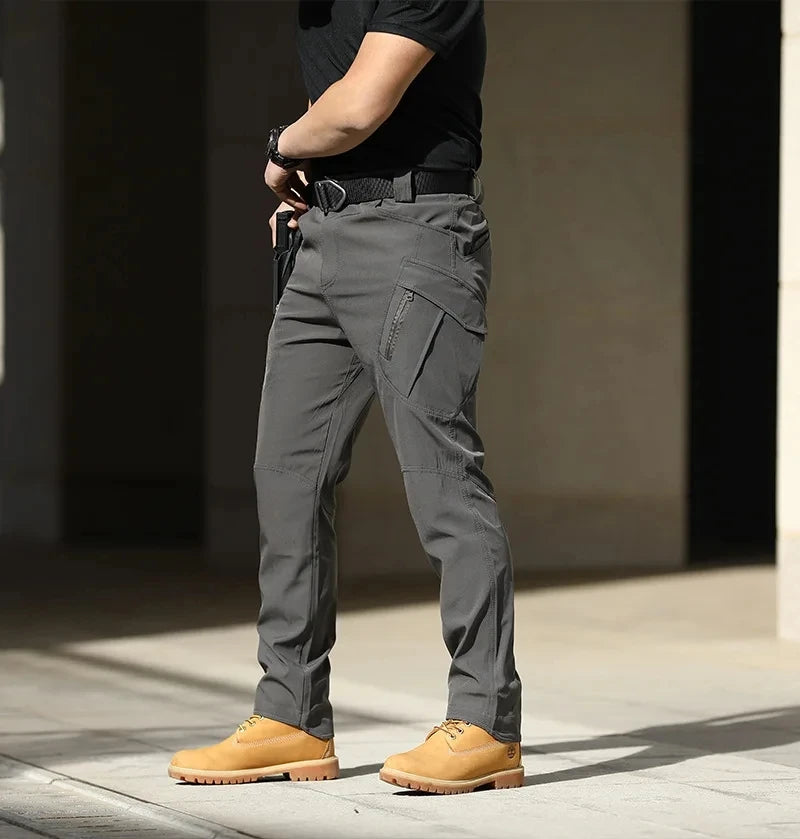 Men’s Tactical Cargo Pants – Stretchy Softshell Outdoor Trousers
