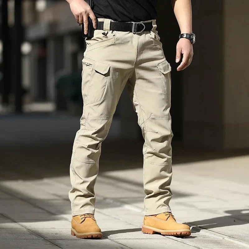Men’s Tactical Cargo Pants – Stretchy Softshell Outdoor Trousers