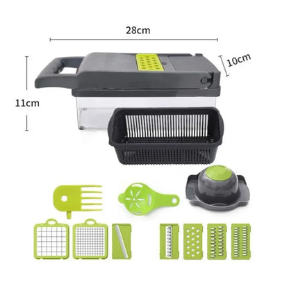 14-in-1 Vegetable Chopper – Multifunctional Food Slicer & Dicer