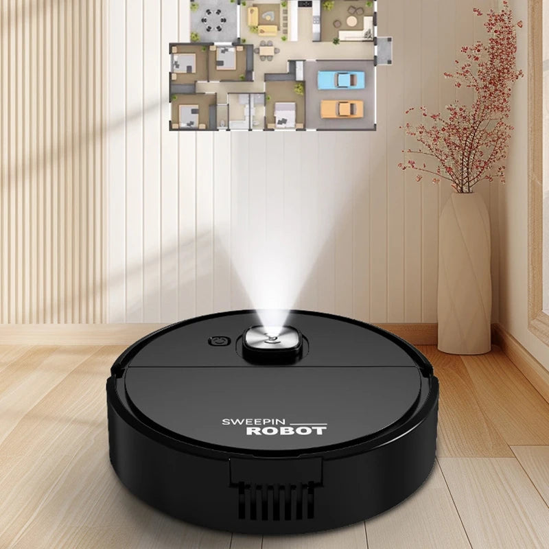 Mini 3-in-1 Robot Vacuum Cleaner – Smart Sweeping & Mopping