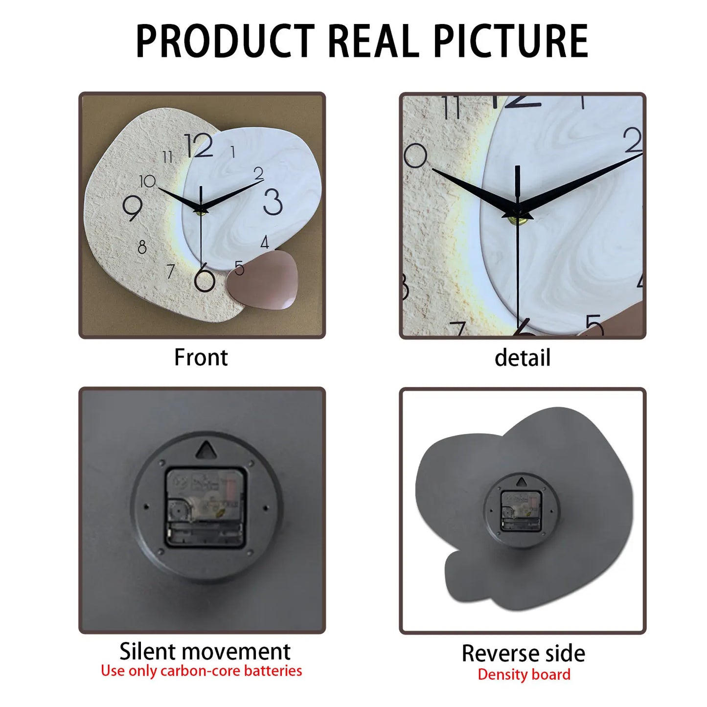 Modern Minimalist Silent Wall Clock – Quartz Home Décor