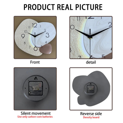 Modern Minimalist Silent Wall Clock – Quartz Home Décor