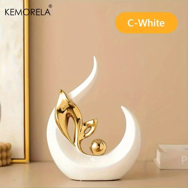 Nordic Ceramic Statue – Luxury Decorative Sculpture & Figurine