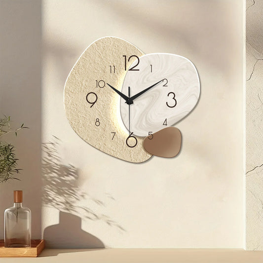 Modern Minimalist Silent Wall Clock – Quartz Home Décor