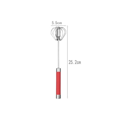 Hand Pressure Egg Beater – Stainless Steel Manual Whisk