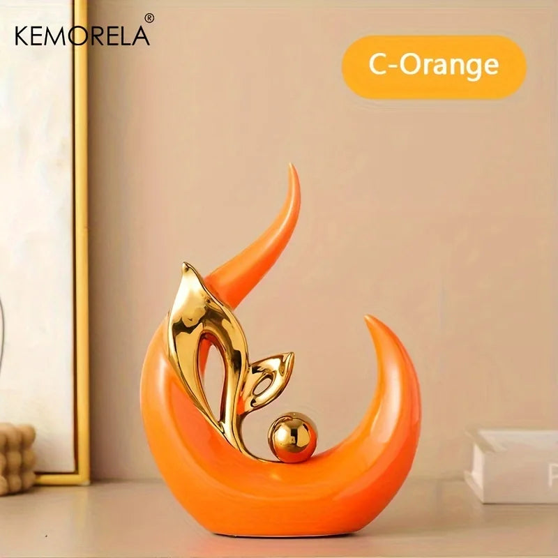 Nordic Ceramic Statue – Luxury Decorative Sculpture & Figurine