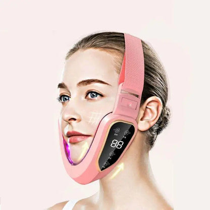 5-Mode Face Massager – 12-Intensity Vibration & Heating Device
