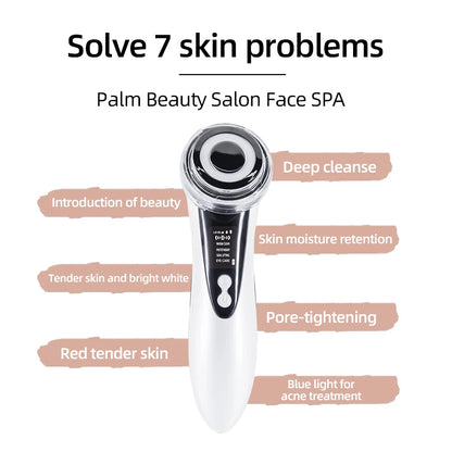EMS Microcurrent Facial Beauty Device – Portable Skin Care Massager