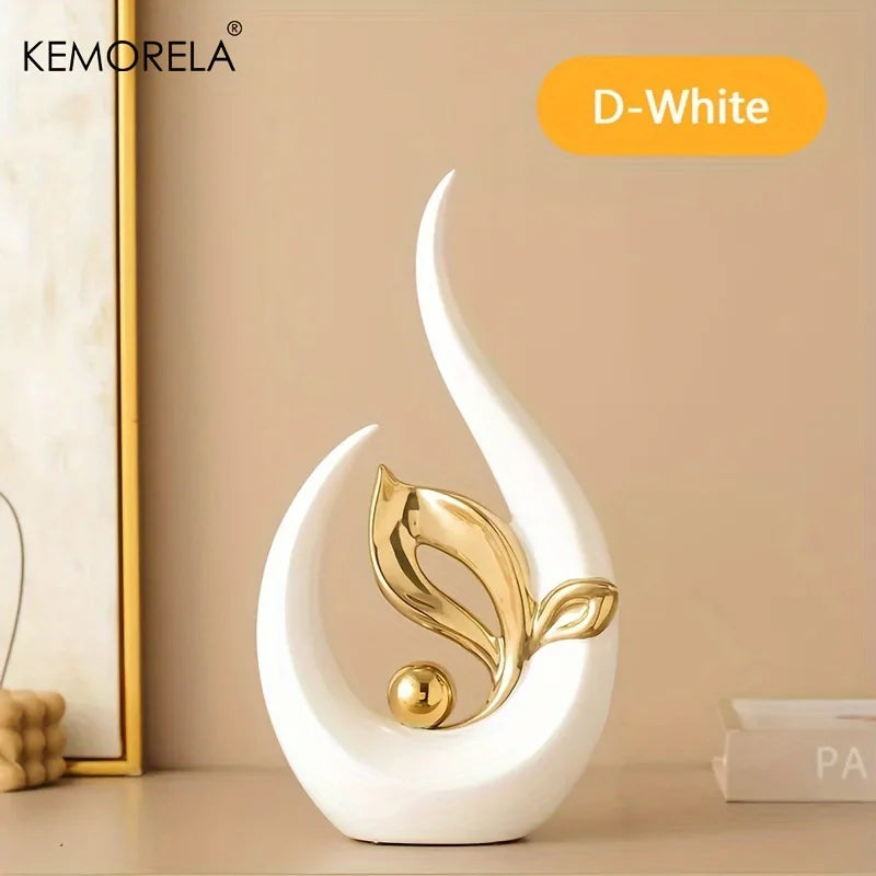 Nordic Ceramic Statue – Luxury Decorative Sculpture & Figurine