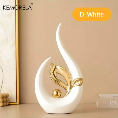 Nordic Ceramic Statue – Luxury Decorative Sculpture & Figurine