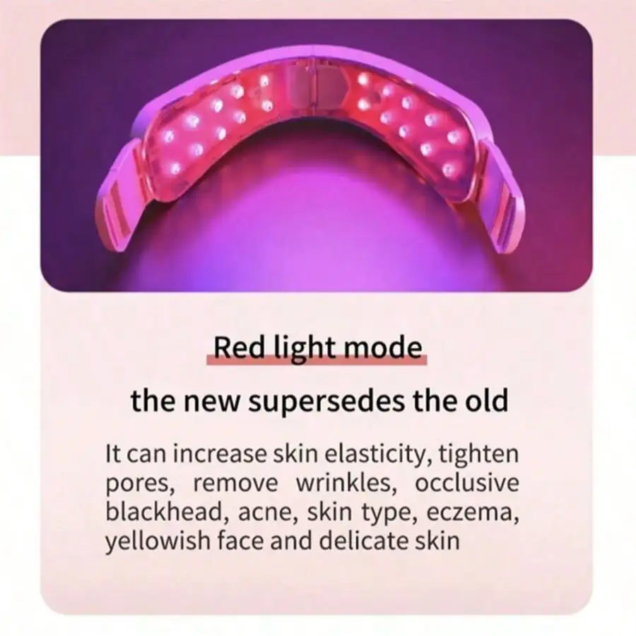 5-Mode Face Massager – 12-Intensity Vibration & Heating Device