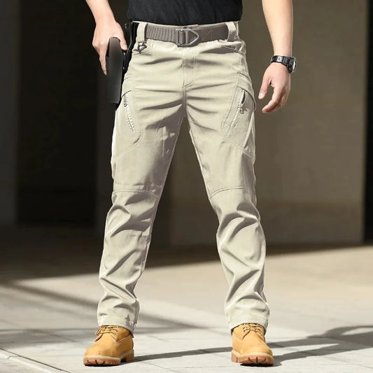 Men’s Tactical Cargo Pants – Stretchy Softshell Outdoor Trousers