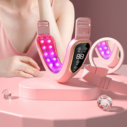 5-Mode Face Massager – 12-Intensity Vibration & Heating Device