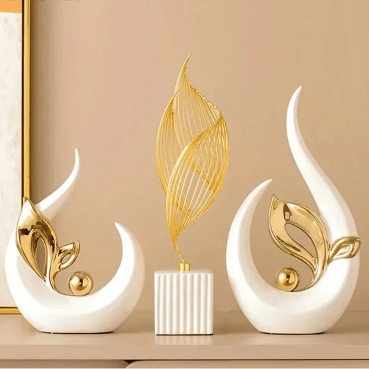 Nordic Ceramic Statue – Luxury Decorative Sculpture & Figurine